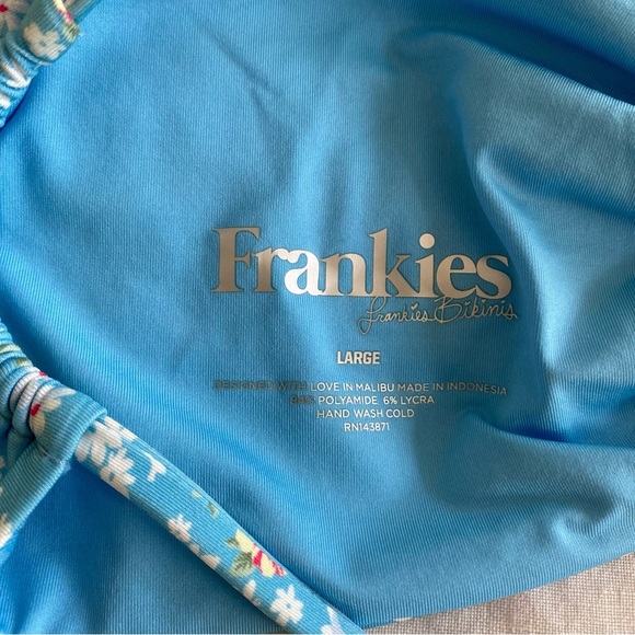 Frankie’s Bikinis Reece Calico Top - Picture 6 of 9